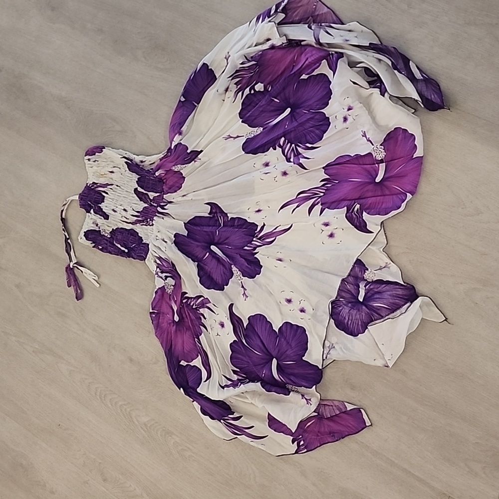 Hawaiian Flow Hibiscus Coverup